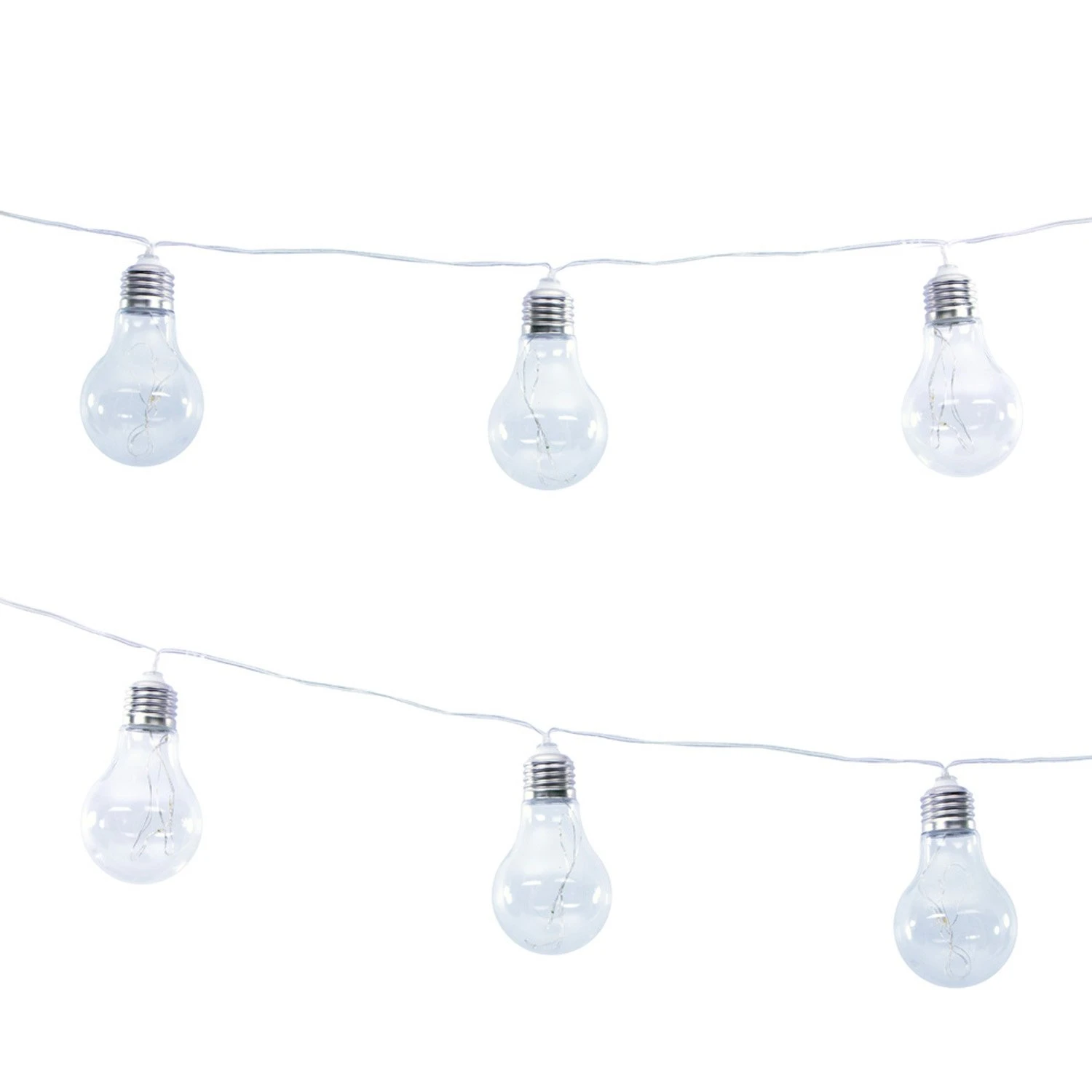 Solar Partylight 10x Transparant - L 3,8 M - 2 M Lead 4 Solar Partylight 10x Transparant - L 3,8 M - 2 M Lead - Afbeelding 2