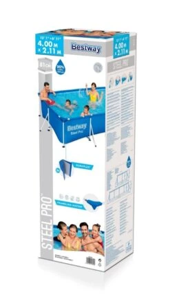 Bestway Zwembad Steel Pro Rechthoek 400 -Goedkope Groen & Gereedschap Winkel bestway zwembad steel pro rechthoek 400 564x1000 628252baad898 l
