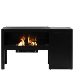 COSIVISTA 160x45x90 Black Incl. Backpanel -Goedkope Groen & Gereedschap Winkel cosi fires cosivista 160 anthracite 1000x1000 620e42511bf35 l