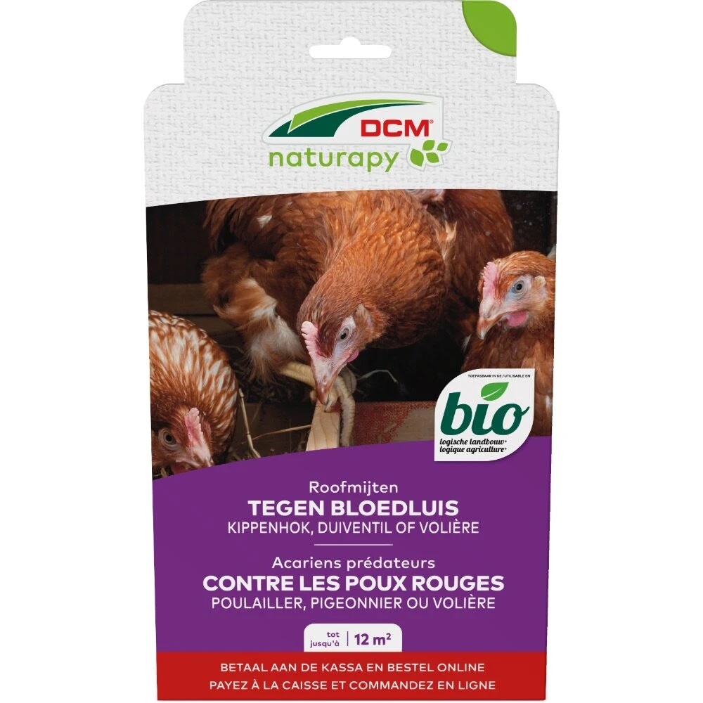 DCM Roofmijten Tegen Bloedluis (Hypoaspi-Guard®) - Bestelcode - 12 M² (10.000 Roofmijten) 3 DCM Roofmijten Tegen Bloedluis (Hypoaspi-Guard®) - Bestelcode - 12 M² (10.000 Roofmijten)