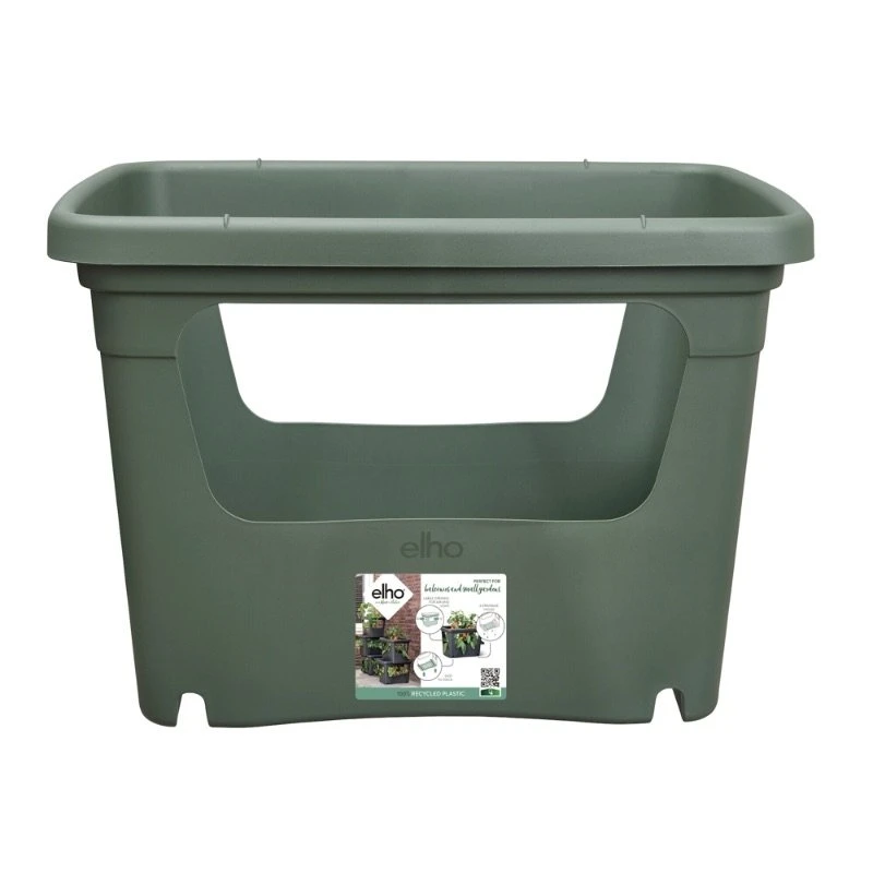 Elho Plantenbak Green Basics Stack & Grow Large Groen 3 Elho Plantenbak Green Basics Stack & Grow Large Groen