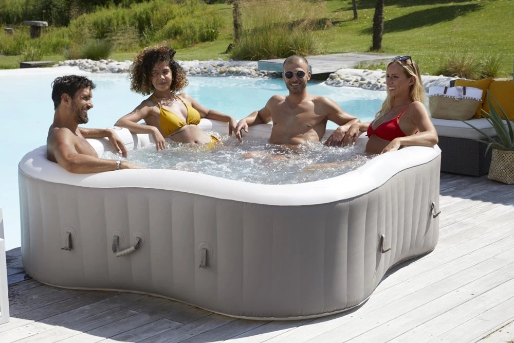 ELICLOVER Infinite® Spa Opblaasbaar 4 Pers. - 210 X 210 X 65 Cm 5 ELICLOVER Infinite® Spa Opblaasbaar 4 Pers. - 210 X 210 X 65 Cm - Afbeelding 3
