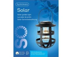 Lumineo Solar Lantaarn Zwart - Ø 19 Cm -Goedkope Groen & Gereedschap Winkel product 1181x944 625811f8ebff8 l