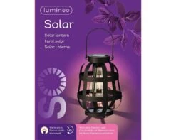 Lumineo Solar Lantaarn Zwart - Ø 14 Cm 7 Lumineo Solar Lantaarn Zwart - Ø 14 Cm -Goedkope Groen & Gereedschap Winkel product 1181x944 625812042c023 l