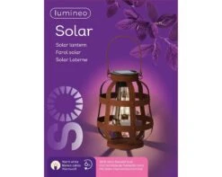 Lumineo Solar Lantaarn Rustiek Bruin - Ø 14 Cm -Goedkope Groen & Gereedschap Winkel product 1181x944 62581205adea4 l