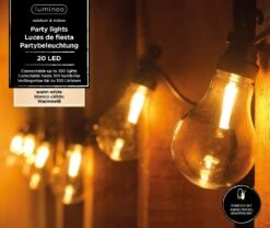 Lumineo LED Partylight Warm Wit 20 Lamps - 950 Cm -Goedkope Groen & Gereedschap Winkel product 1181x993 6258121625f59 l