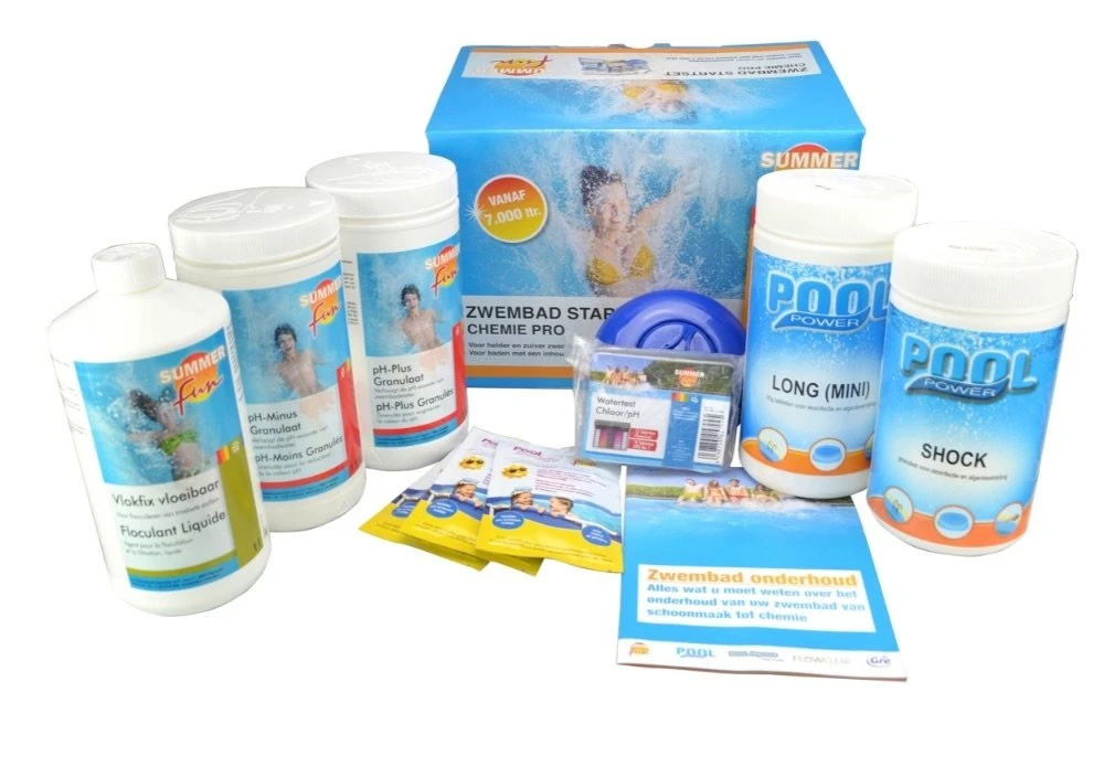 Summer Fun Zwembad Startset Chemie Pro 3 Summer Fun Zwembad Startset Chemie Pro